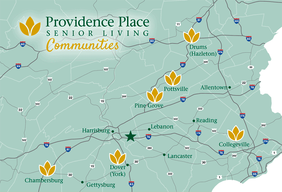 Map of Providence Place communities