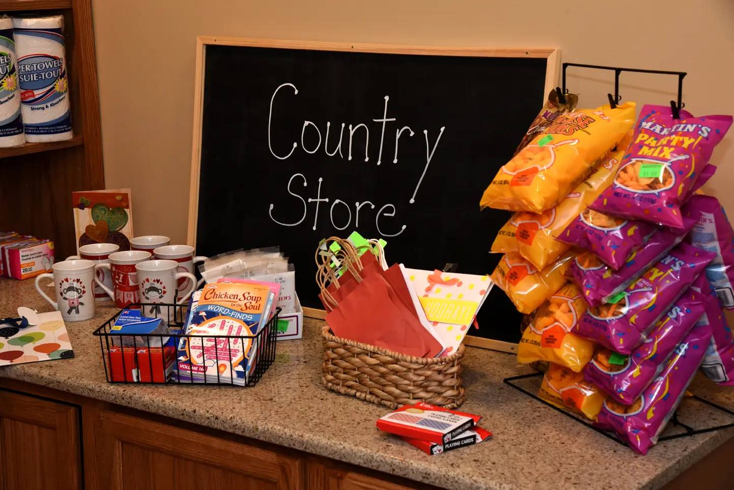Country store counter